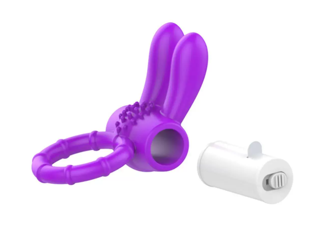 Vibrator Cock ring Rabbit Vibrating Penis Ring for Man