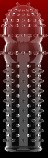 Spiked sleeve with large nodules