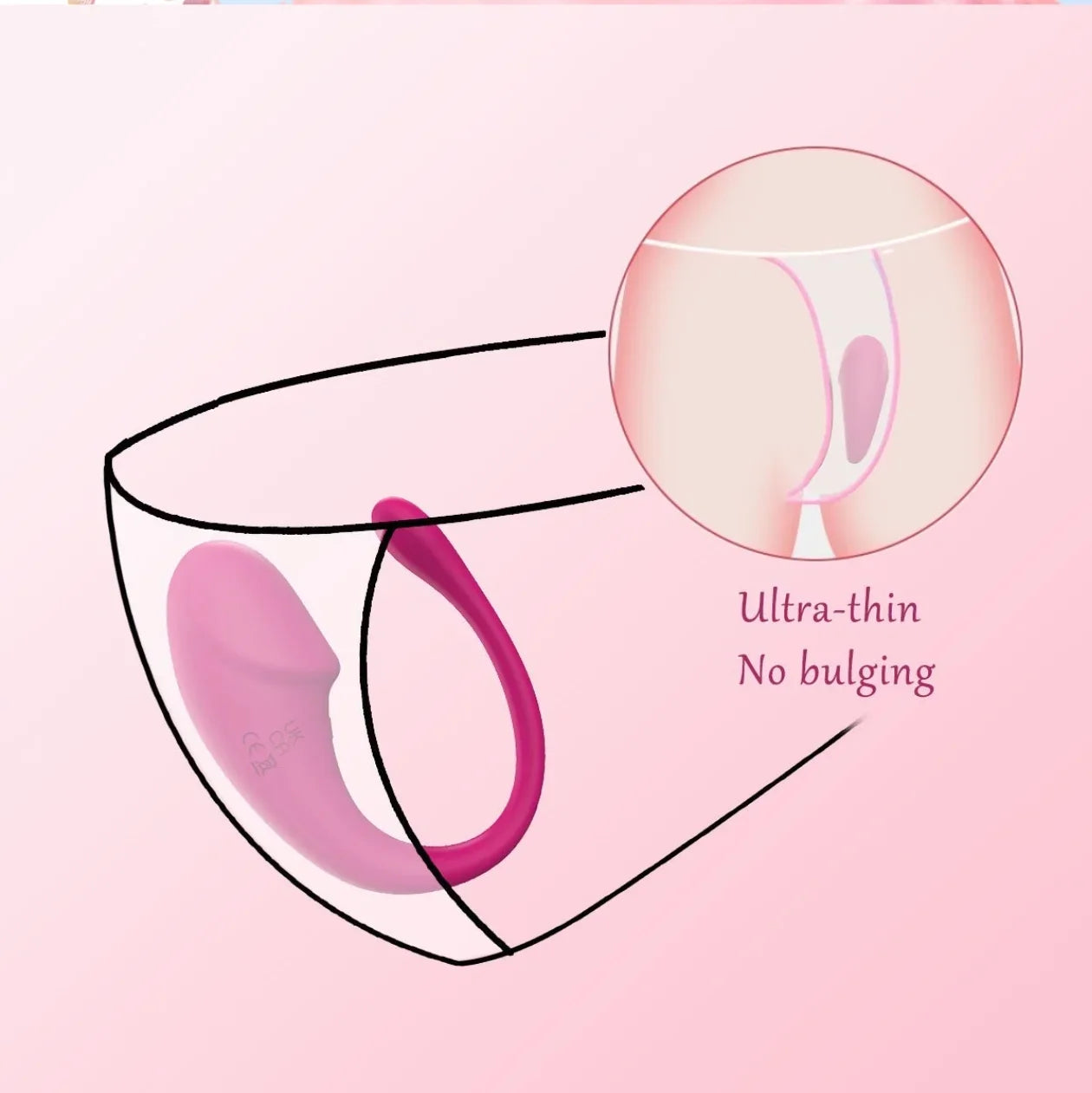 App-Controlled Wearable Couples Vibrator – 10 Vibration Modes, Flexible Fit & Dual-Stimulation Design