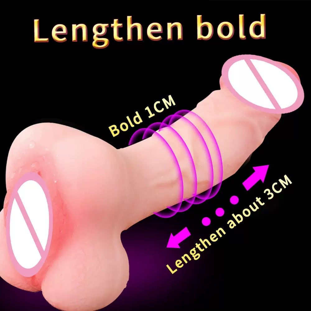 20CM Realistic Stretchable Extension Sleeve – 3CM Length Boost & Full-Body Base