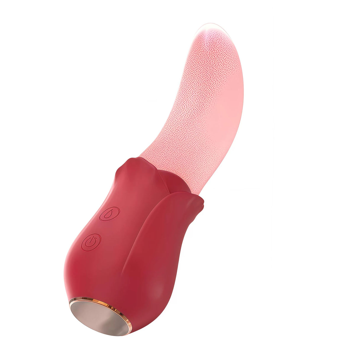 Rechargeable Tongue-Shaped Vibrator – Curved Personal Pleasure Massager