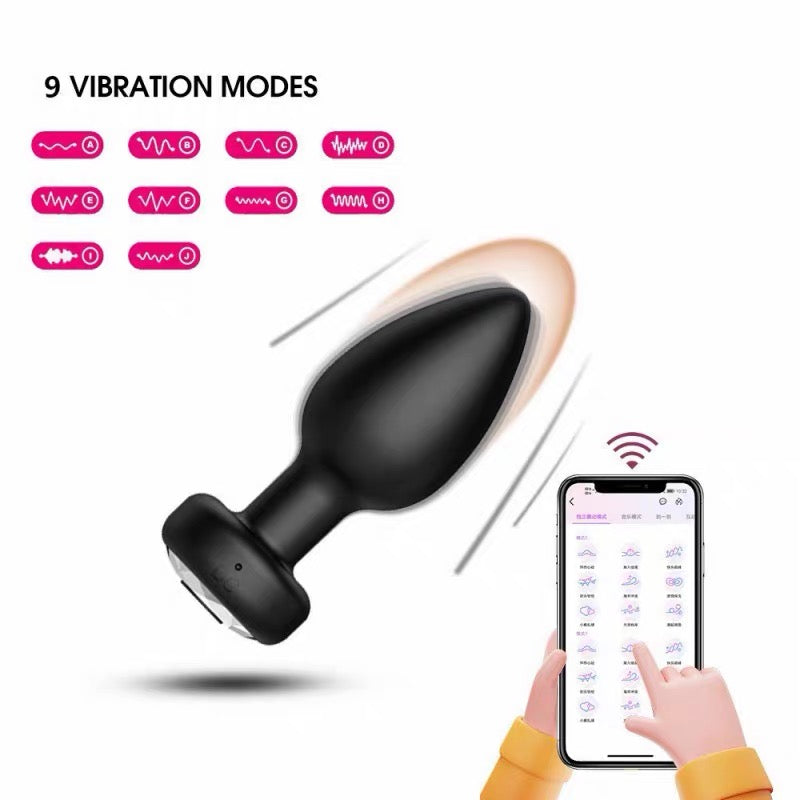 APP-Controlled Electric Anal Plug – Smart Vibrating Butt Plug