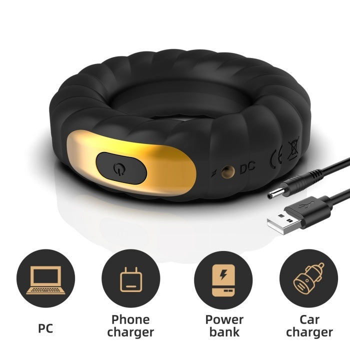 Electric vibrating cock ring