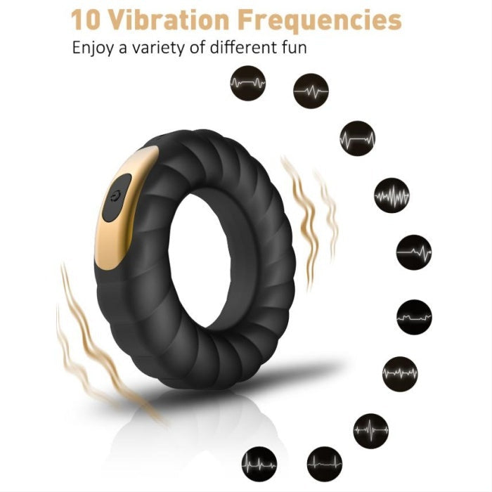 Electric vibrating cock ring