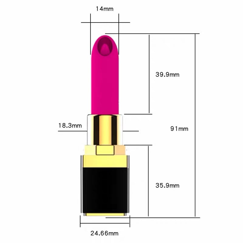 Rechargeable Lipstick Vibrator – Discreet Mini Personal Massager