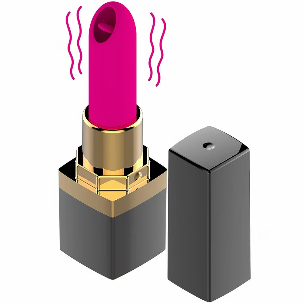 Rechargeable Lipstick Vibrator – Discreet Mini Personal Massager