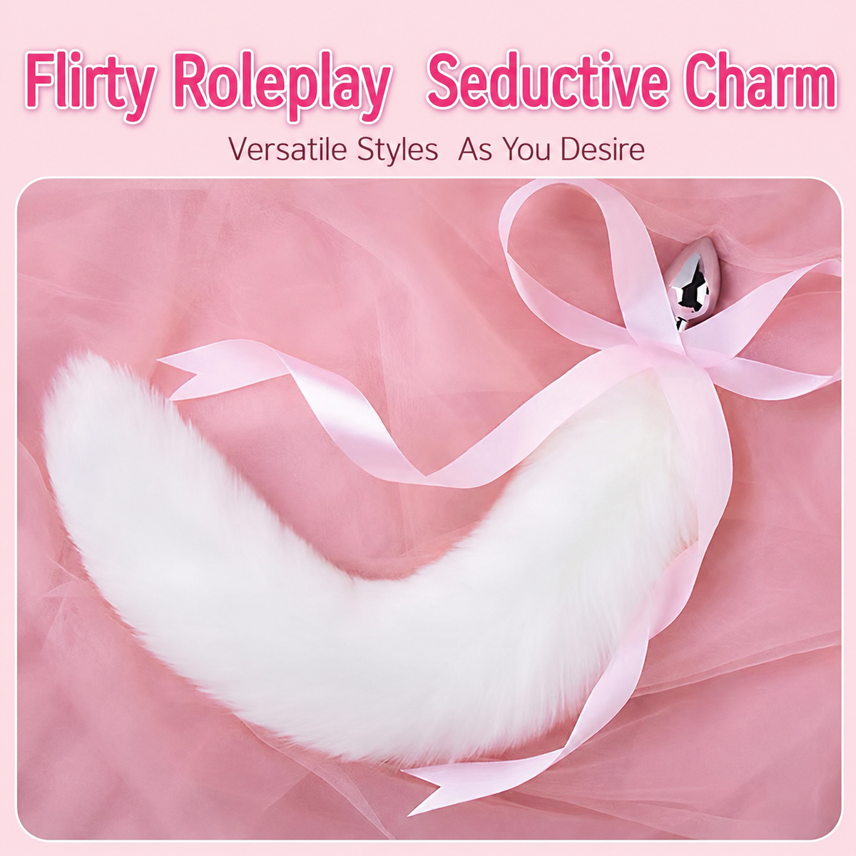 Fox Tail Anal Plug – Faux Fur Tail Butt Plug Costume Accessory