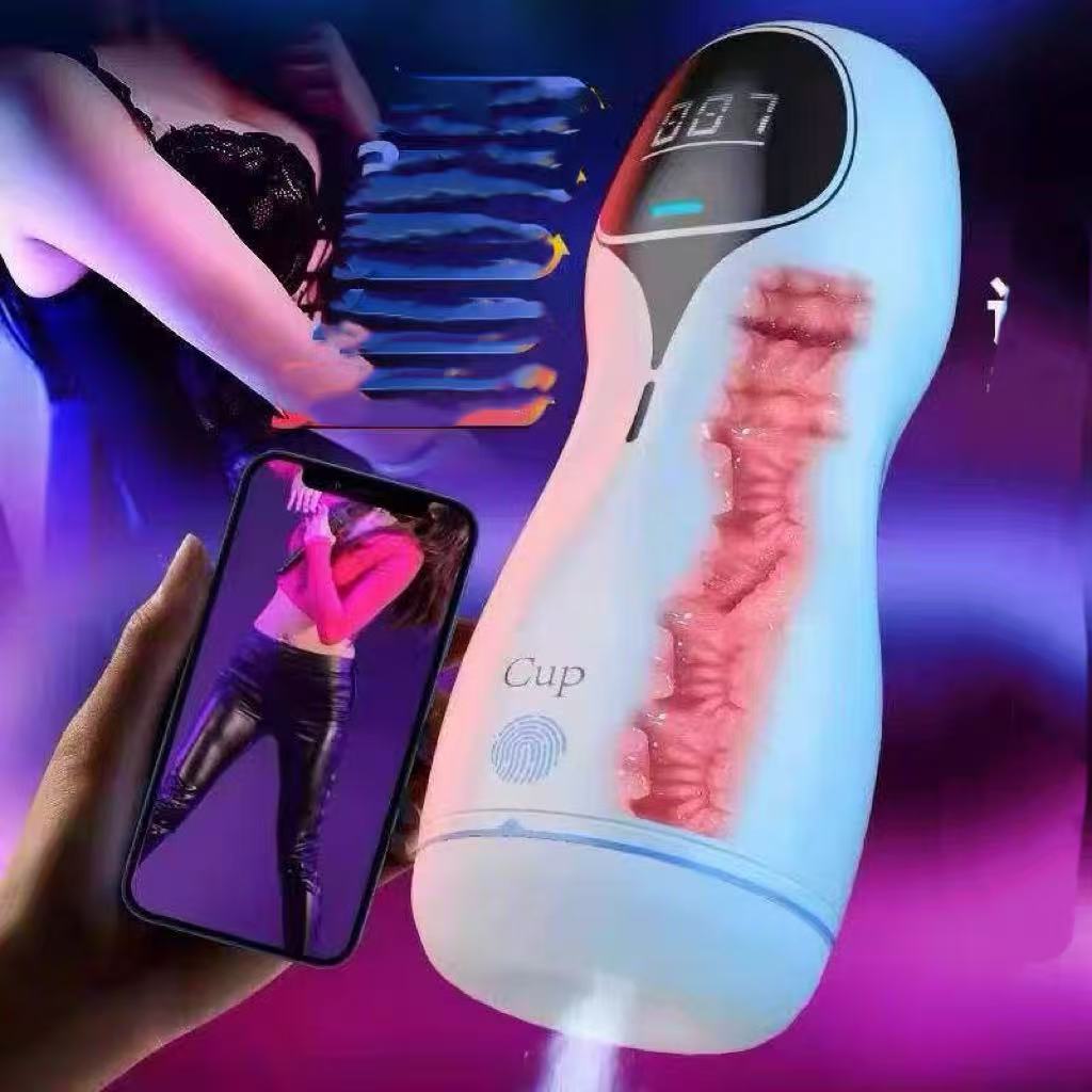 Automatic Electric Male Masturbator with Digital Display – Hands-Free Pleasure Stroker