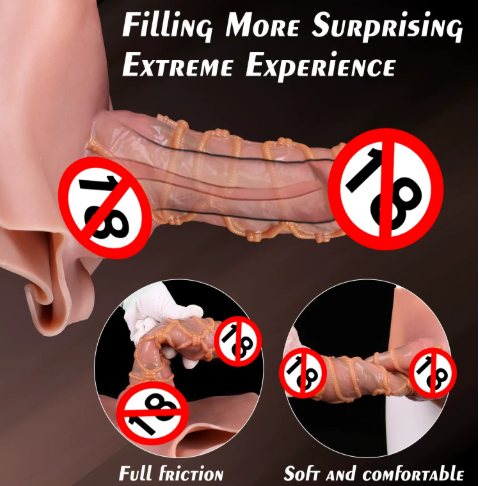 Thicker Longer Delay Sleeve for Adults