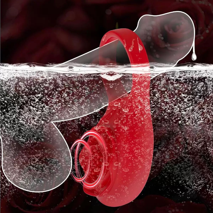 Hands-Free Waterproof Wearable Suction Vibrator