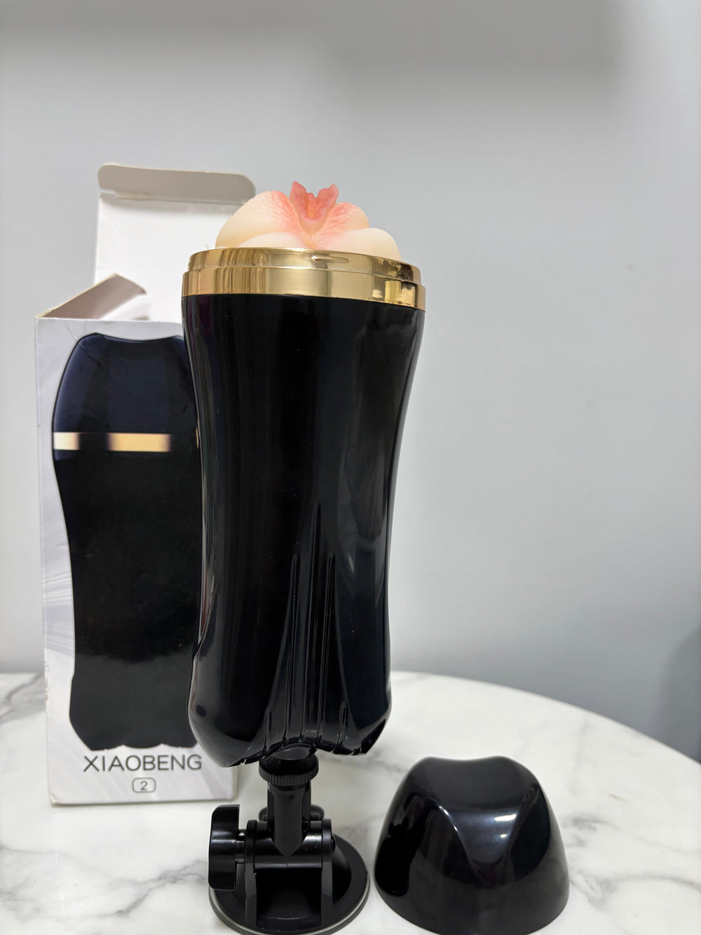 Men’s Suction-Cup Intimate Massager | Soft Realistic Sleeve, Removable & Easy to Clean