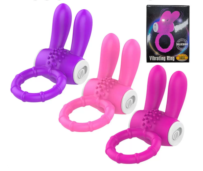 Vibrator Cock ring Rabbit Vibrating Penis Ring for Man 2