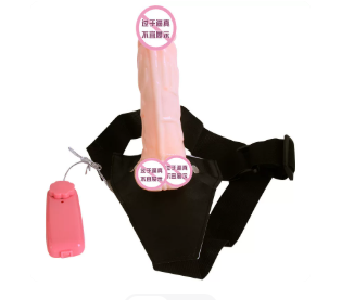 Strap-On Penis Extender Strapon Dildo for Men Penis Vibrator
