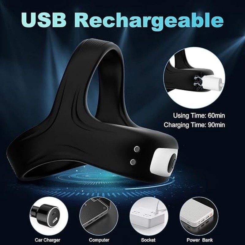 Electric vibrating cock ring 2