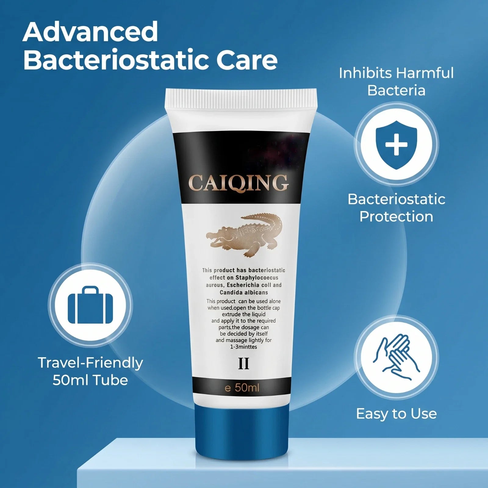 CAIQING Men’s Intimate Nourishing Care Cream 50mL | Smooth, Easy-Apply External Care